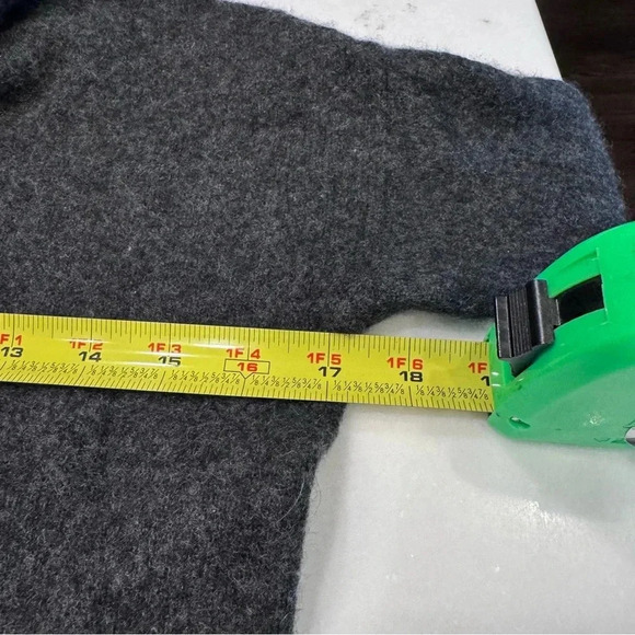 Deane and white Women’s Pure Cashmere Cowl Neck sweater Charcoal Gray Sz Small - Picture 5 of 8